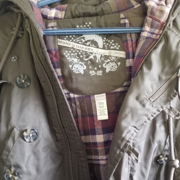 Bomber jacket, dark olive, short. - Picture 3 of 6